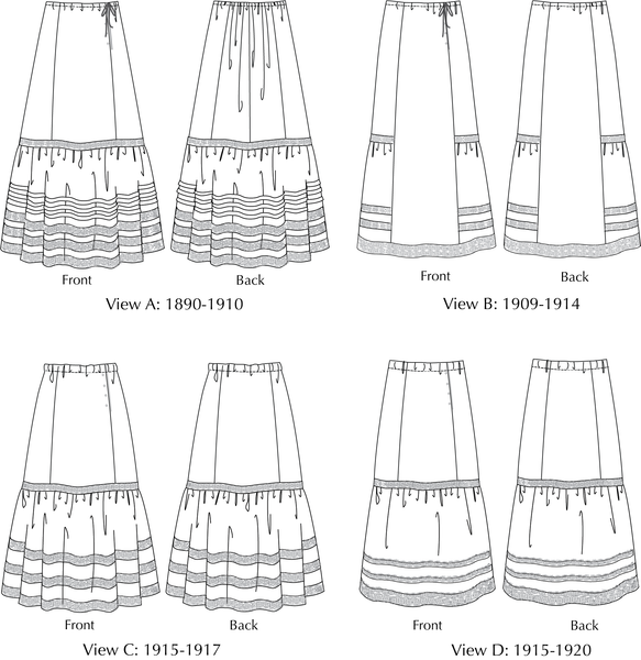 Ettie Petticoat/Skirt 1890-1920