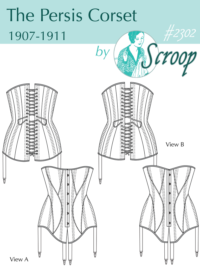 The Persis Corset 19071911 by Scroop Patterns