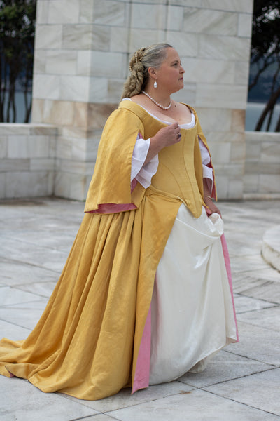 Anne Skirt & Trained Overskirt ca. 1665