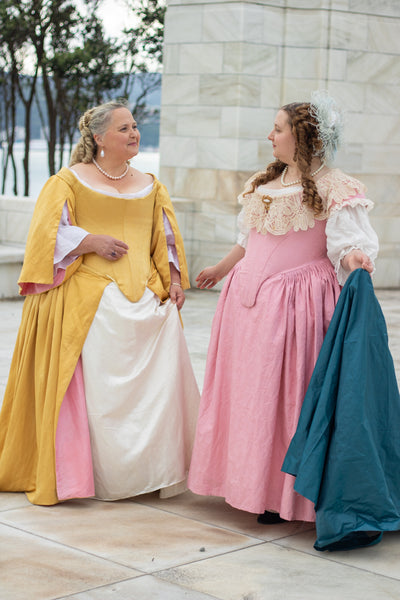 Anne Skirt & Trained Overskirt ca. 1665