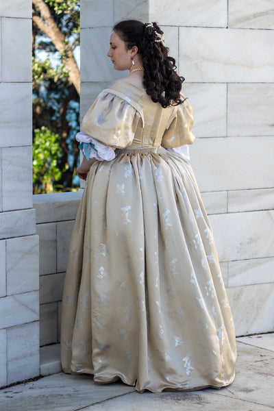 Anne Skirt & Trained Overskirt ca. 1665