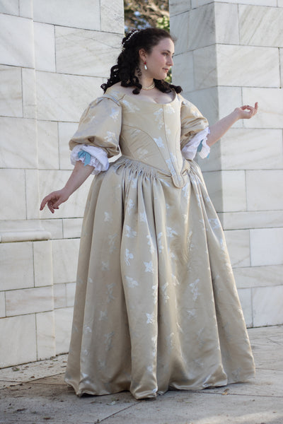 Anne Skirt & Trained Overskirt ca. 1665