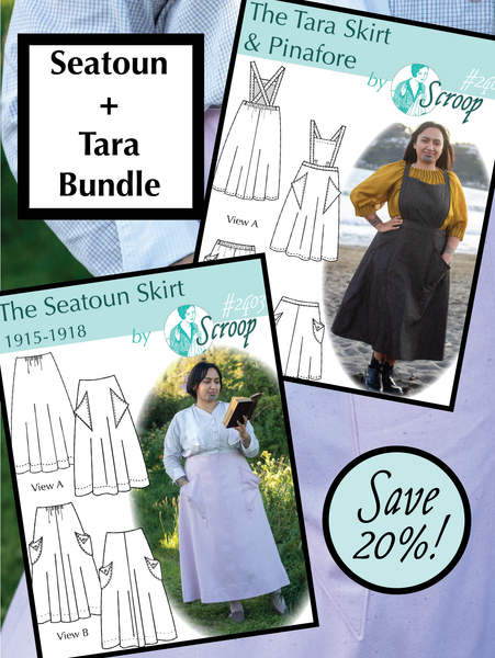 Seatoun Skirt + Tara Skirt & Pinafore Pattern Bundle