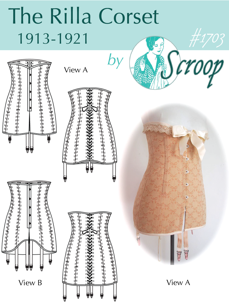 The Rilla Corset 1913-1921 by Scroop Patterns