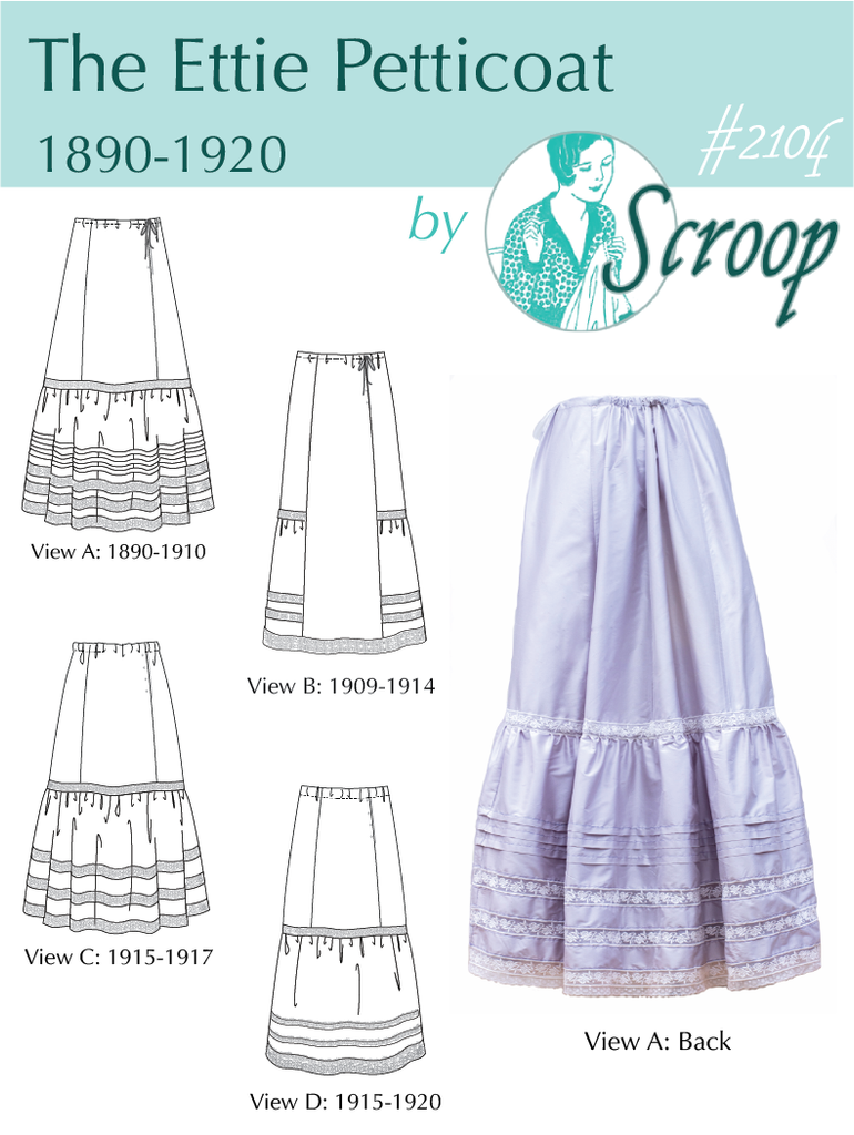 The Ettie Petticoat/Skirt by Scroop Patterns