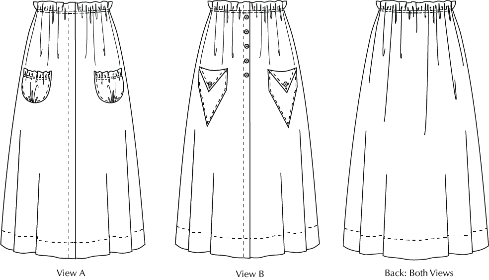 The Kilbirnie Skirt by Scroop Patterns