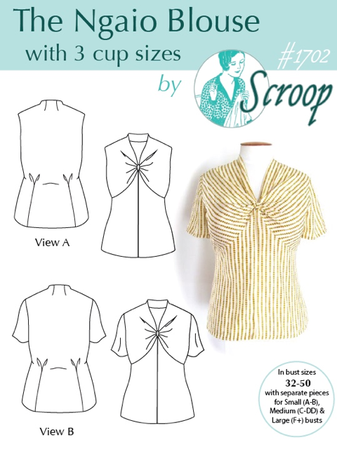 The Ngaio Blouse by Scroop Patterns