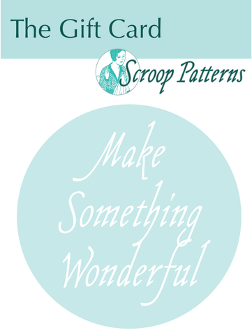 The Scroop Patterns Gift Card